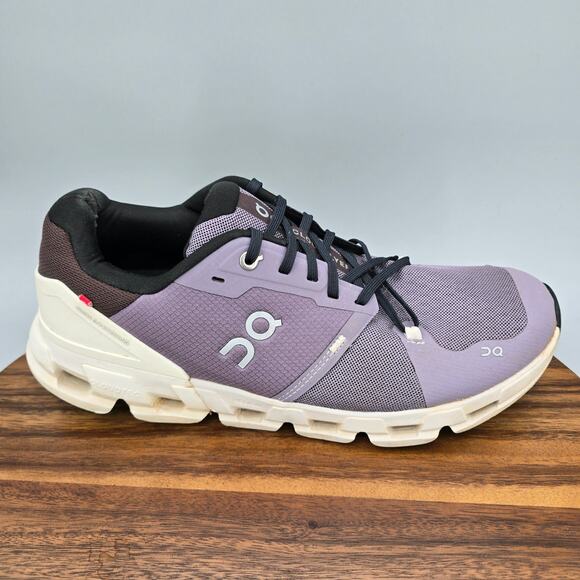 On Cloudflyer 4 Shoes Men's 10.5 Purple Low Top Athletic Running Sneakers
